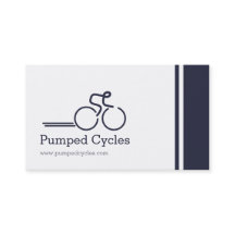 シンプルな専門の自転車の名刺