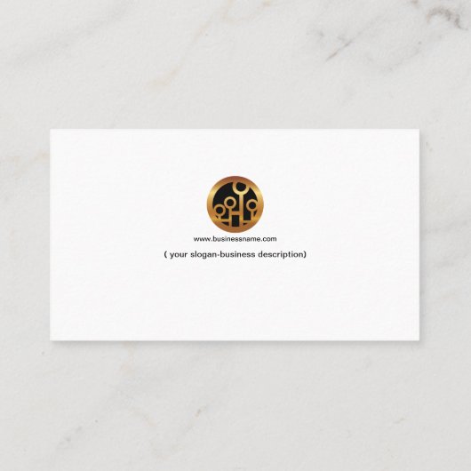 シンプルな専門の赤はマンパワーのコンサルタントを層にします 名刺 (裏面)