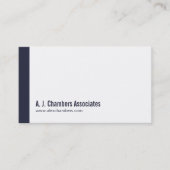 シンプルな専門海軍名刺 名刺 (正面)