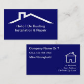 シンプルな屋根ふきの名刺 名刺 (正面/裏面)