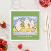 シンプルな山の風景 スタンダードランチョンナプキン (インサイチュ)
