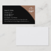 シンプルな弁護士の名刺 名刺 (正面/裏面)