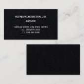 シンプルな弁護士プロフェッショナル名刺 名刺 (正面/裏面)