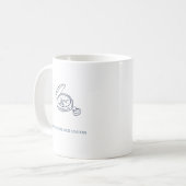 シンプルな式場での結婚式 非伝統的なウェディングスタイル コーヒーマグカップ (正面左)
