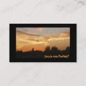 シンプルな微笑のプロフィール 名刺 (裏面)