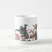 シンプルな愚か者の鋳造物のマグ コーヒーマグカップ (中央)