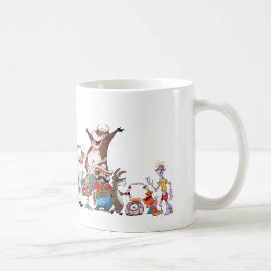 シンプルな愚か者の鋳造物のマグ コーヒーマグカップ (右)