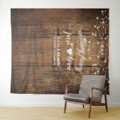 シンプルな愛の結婚式の披露宴 タペストリー (インサイチュ(横))