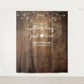 シンプルな愛の結婚式の披露宴 タペストリー (正面)