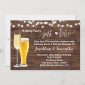 シンプルな愛の誓いの招待状 セーブザデート (正面)