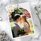 シンプルな愛を込めて | ワイルドフラワーの写真 ウェディング 招待状