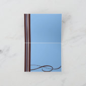 シンプルな感謝のカード サンキューカード (内部)