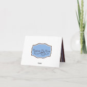 シンプルな感謝のカード サンキューカード (裏面)