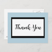 シンプルな感謝のポストカード ポストカード (正面/裏面)