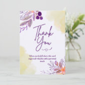 シンプルな感謝カード サンキューカード (スタンド正面)