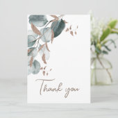 シンプルな感謝カード サンキューカード (スタンド正面)