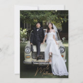 シンプルな感謝カード サンキューカード (裏面)