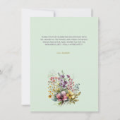 シンプルな感謝カード サンキューカード (裏面)