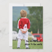 シンプルな感謝カード サンキューカード (裏面)