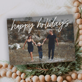 シンプルな手書き文字の2枚の写真 シーズンカード