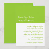 シンプルな招待状 招待状 (正面/裏面)