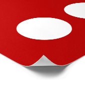 シンプルな文字&アイコンART +あなたの色とアイディア ポスター (角)