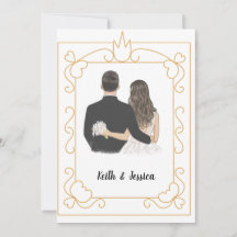 シンプルな新郎新婦の結婚式