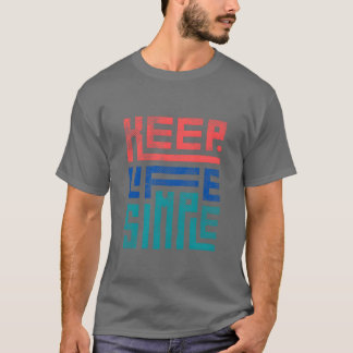 シンプルな暮らし 家族 Tシャツ