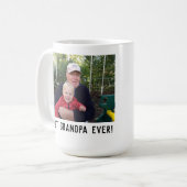 シンプルな最も最高のな祖父 コーヒーマグカップ (正面左)