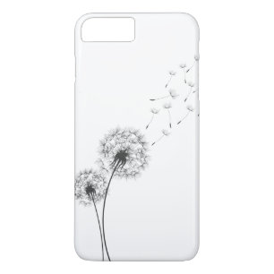 シンプルな最小主義の吹くタンポポ の電話箱 iPhone 8 PLUS/7 PLUSケース