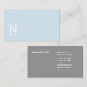 シンプルな最小主義の専門の名刺 名刺 (正面/裏面)