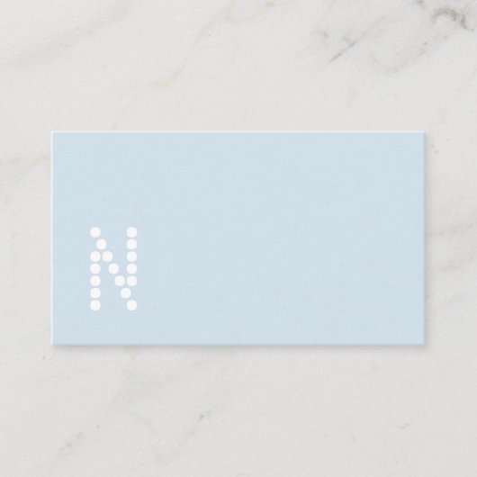 シンプルな最小主義の専門の名刺 名刺 (正面)