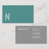 シンプルな最小主義の専門の名刺 名刺 (正面/裏面)