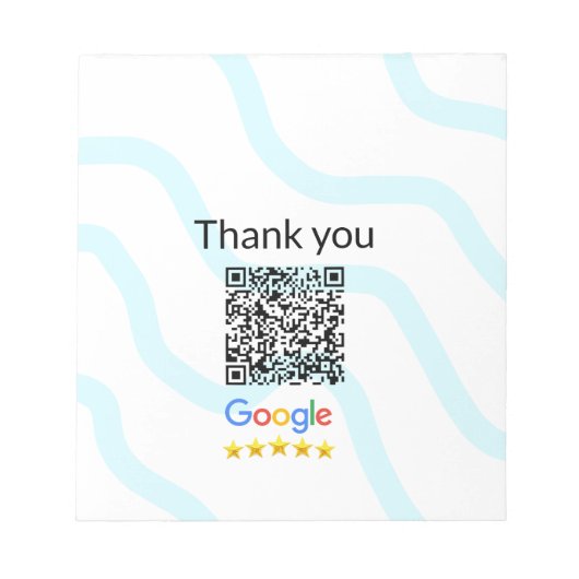 シンプルな最小QRコードにロゴを追加 スキャンコード名を追加 ノートパッド (正面)