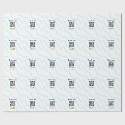 シンプルな最小QRコードにロゴを追加 スキャンコード名を追加 ラッピングペーパー (フラット)