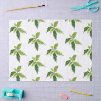 シンプルな植物画 薄葉紙