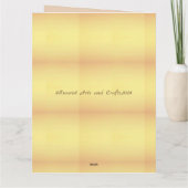 シンプルな正教のイースターグリーティングカード カード (裏面)