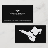 シンプルな武道 名刺 (正面/裏面)