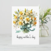 シンプルな母の日のカード シーズンカード (スタンド正面)