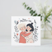 シンプルな母の日カード シーズンカード (スタンド正面)