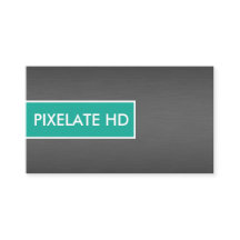 シンプルな水およびブラシをかけられたチタニウムの名刺