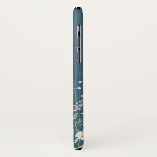 シンプルな水彩の野生の花のデザイン Case-Mate iPhoneケース (裏面/左)