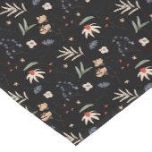 シンプルな水彩画の花 1 ショートテーブルランナー (コーナー)