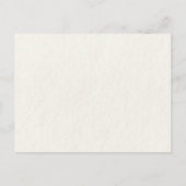 シンプルな水彩画 オリーブグリーンの枝 インビテーションポストカード (裏面)