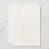 シンプルな水彩画 オリーブグリーンの枝 招待状 (裏面)