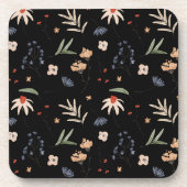 シンプルな水彩花 1 コースター (正面)