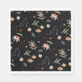 シンプルな水彩花 1 スタンダードランチョンナプキン (正面)