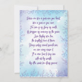 シンプルな水彩 結婚式招待状 招待状 (裏面)