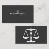 シンプルな法律 名刺 (正面/裏面)