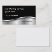 シンプルな溶接の名刺 名刺 (正面/裏面)